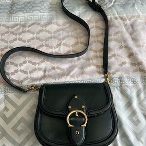 Green Coach Saddle Bag